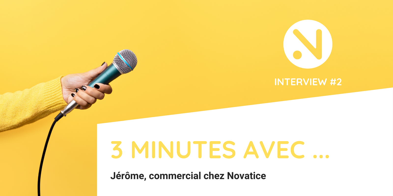 3 minutes avec … Jérôme, commercial Novatice